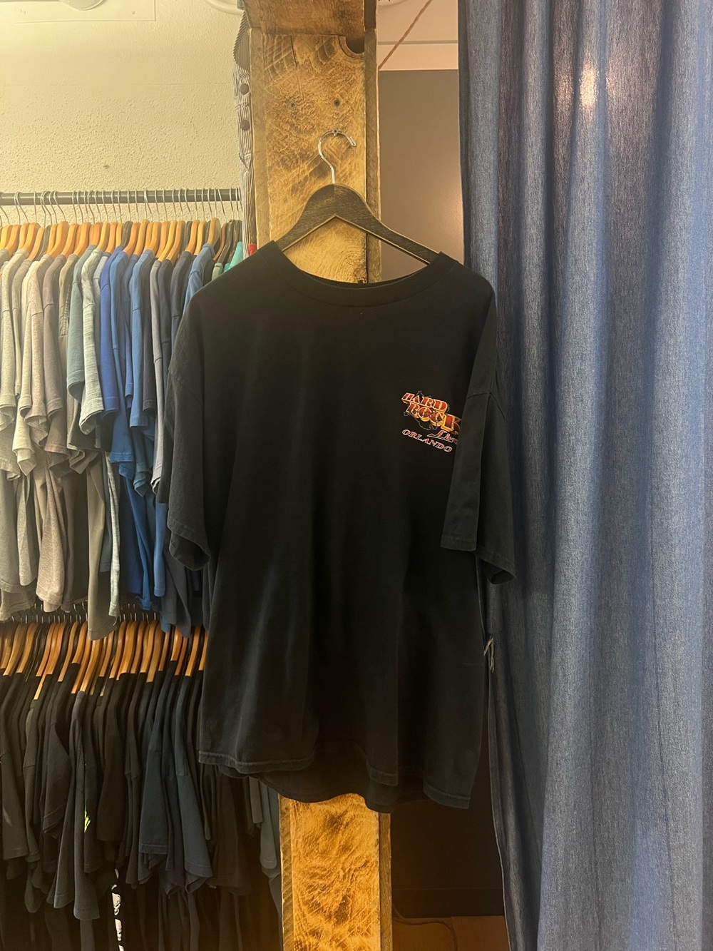 Vintage Hard Rock Orlando Black Graphic T-shirt